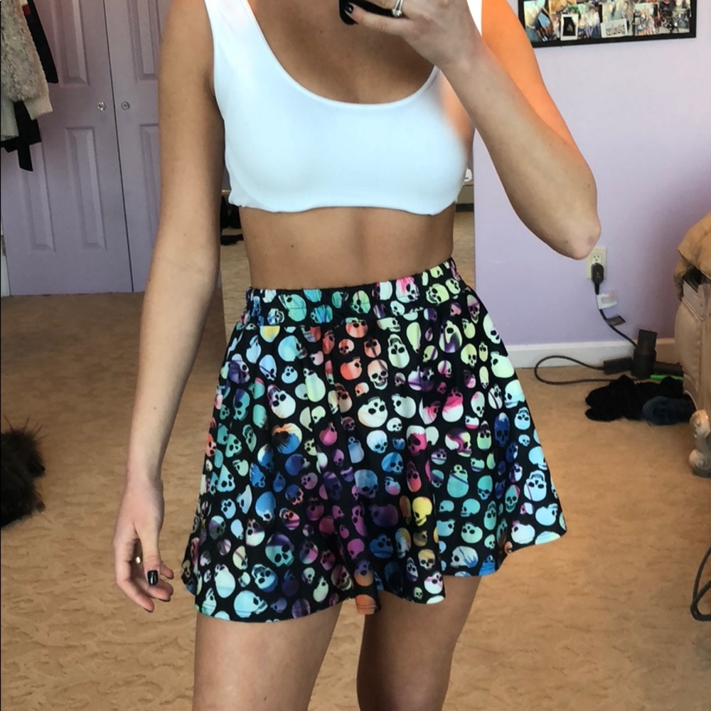 Skull skirt Halloween costume